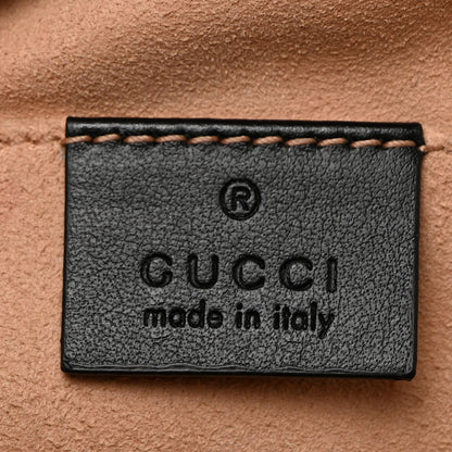 Gucci Calfskin Matelasse Small GG Marmont Chain Shoulder Bag Black 6 of 11