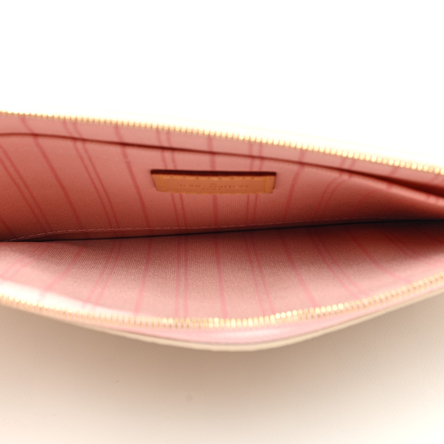 Louis Vuitton Damier Azur Neverfull MM GM Pochette Rose Ballerine 5 of 6
