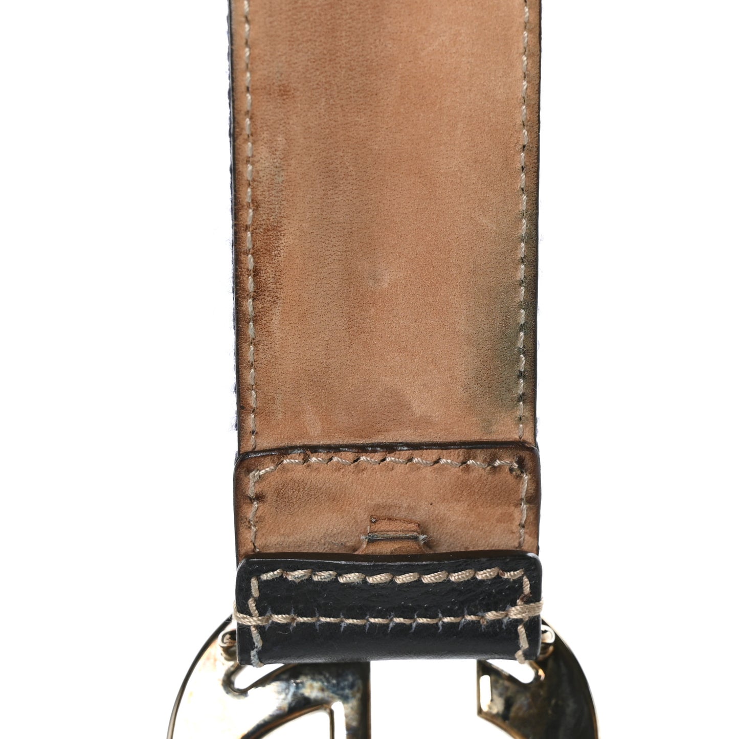 Calfskin Web Interlocking G Belt 85 34 Blue