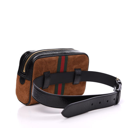 Gucci Suede Small Ophidia Belt Bag 75 30 Brown 2 of 8
