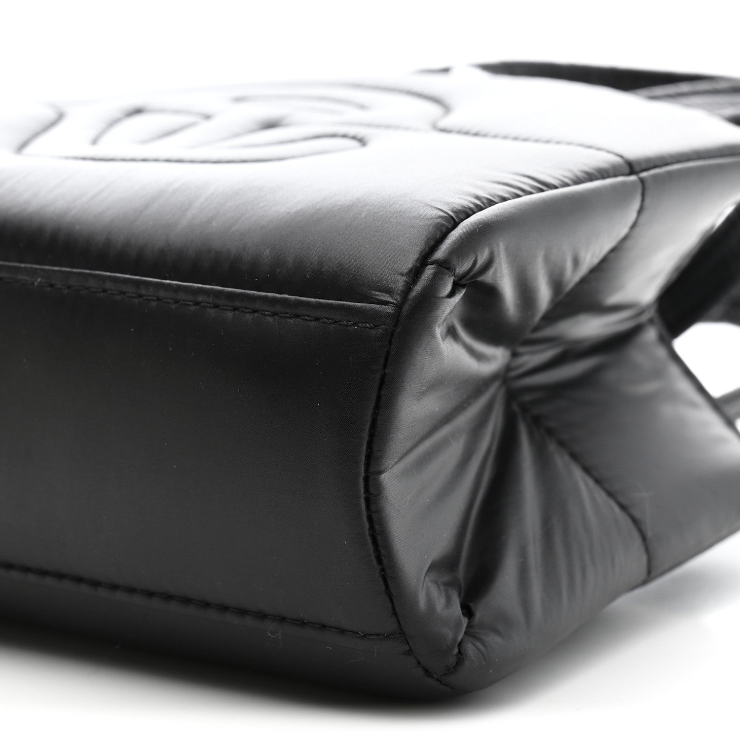 Telfar Nylon Small Puff Shopping Bag Black 11 of 11