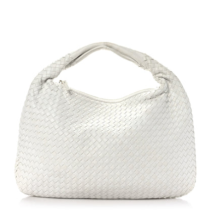 Bottega Veneta Nappa Intrecciato Large Veneta Hobo White 1 of 10