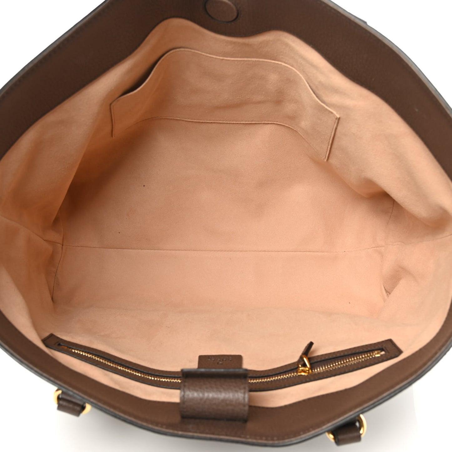 GG Supreme Monogram Medium Ophidia Shopping Tote Brown