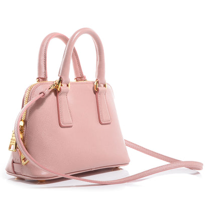 Prada Saffiano Lux Mini Promenade Tote Orchidea 3 of 12