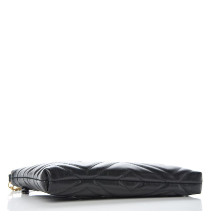 Gucci Calfskin Matelasse Mini GG Marmont Chain Bag Black 4 of 11