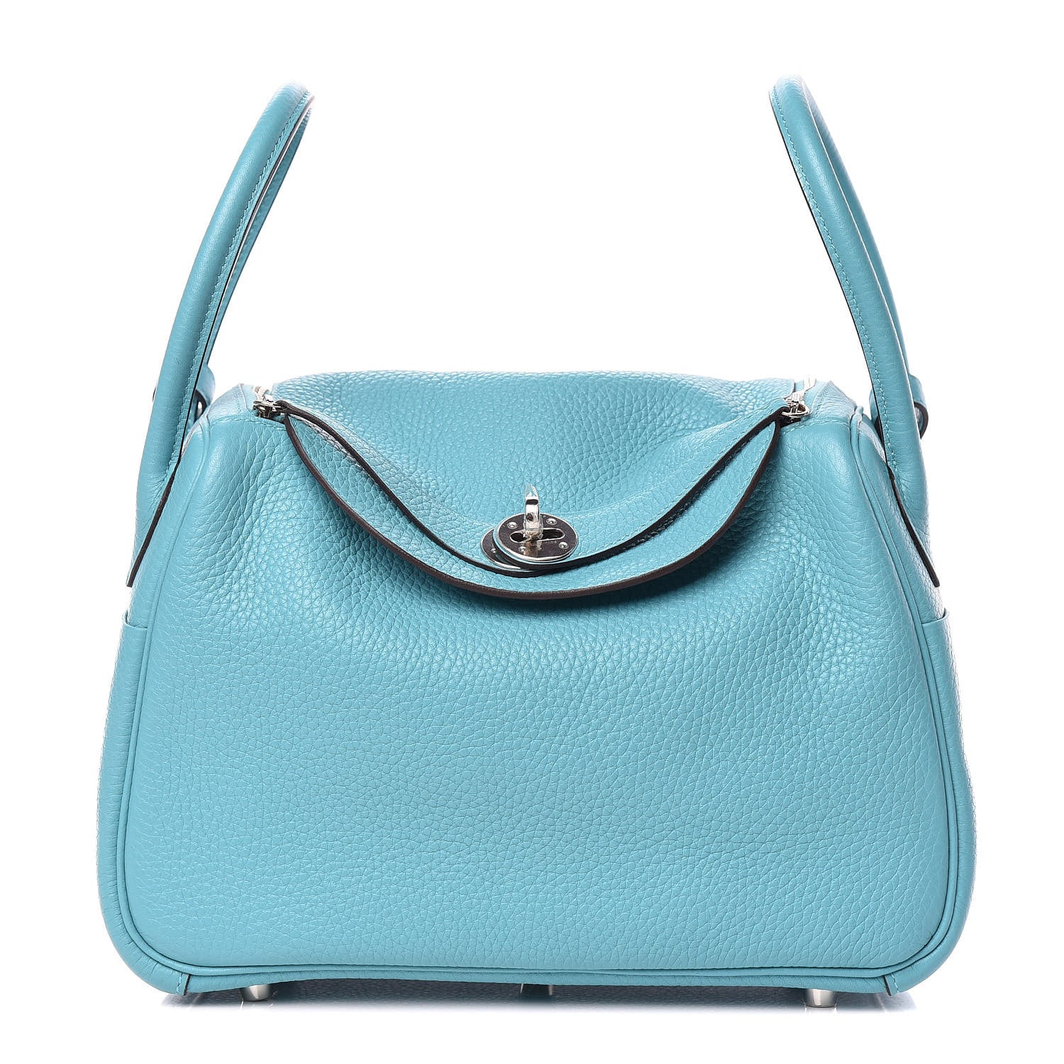 Hermes Taurillon Clemence Lindy 26 Bleu Saint Cyr 1 of 9