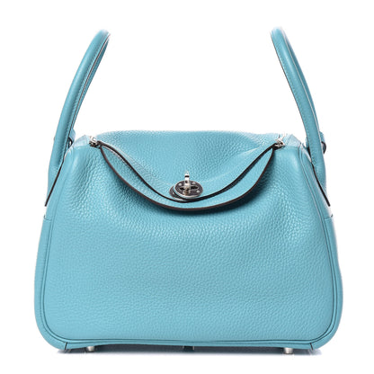 Hermes Taurillon Clemence Lindy 26 Bleu Saint Cyr 1 of 9