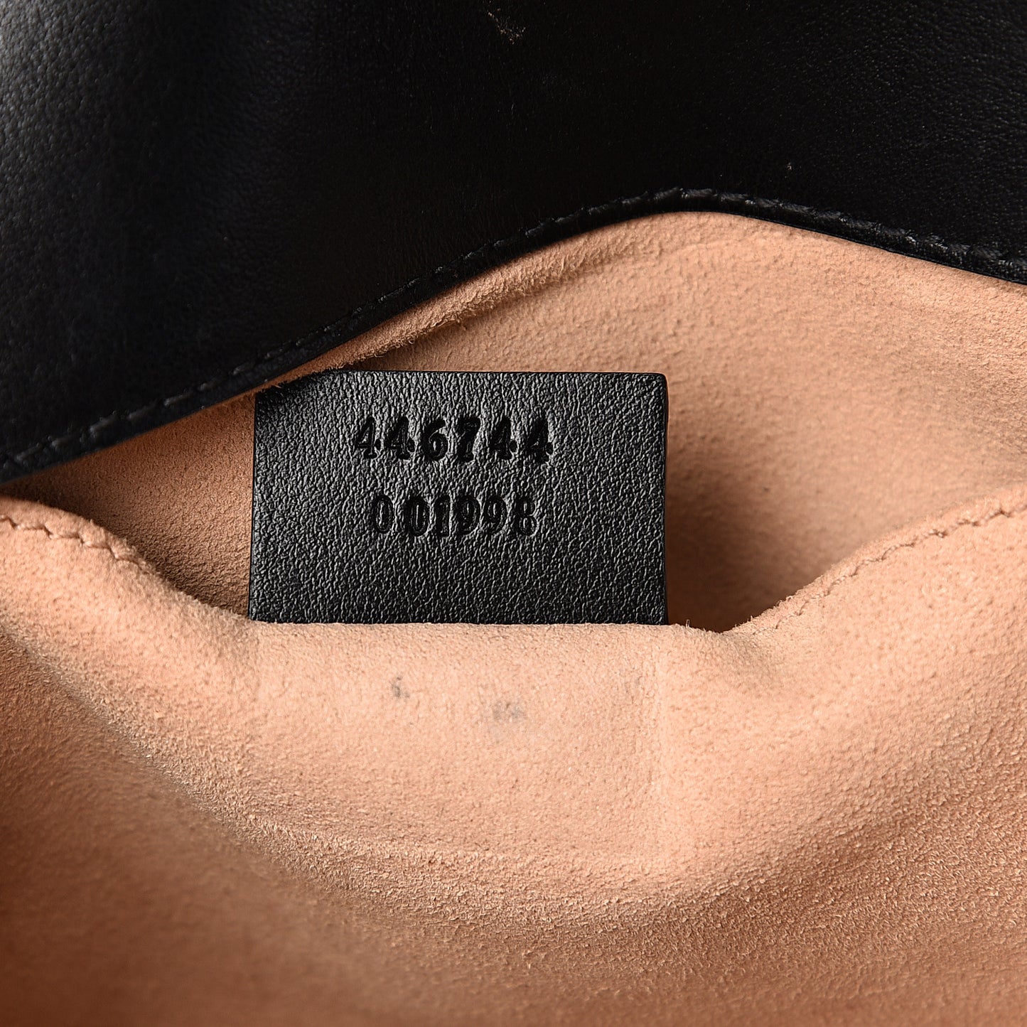 Calfskin Matelasse Mini GG Marmont Shoulder Bag Black