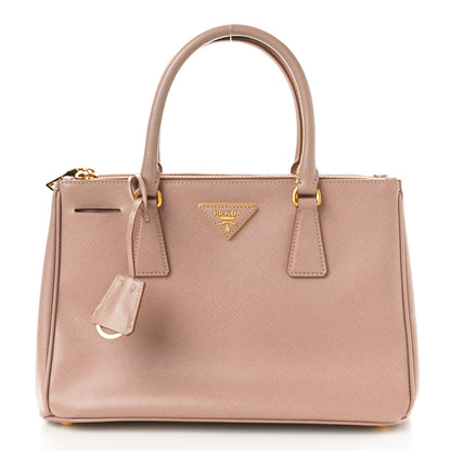 Prada Saffiano Small Galleria Double Zip Tote Cammeo 1 of 11
