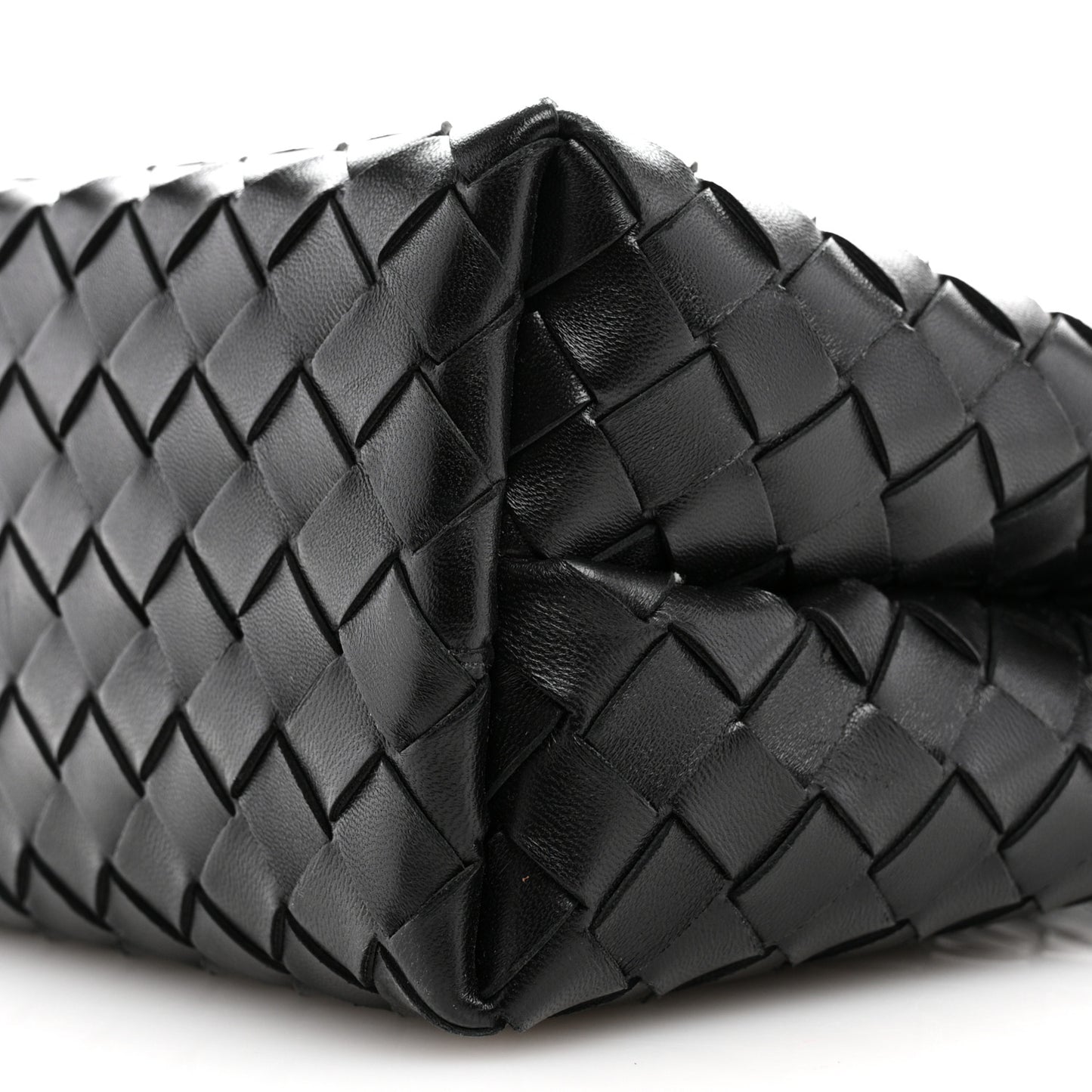 Nappa Intrecciato Small Andiamo Shoulder Bag Black