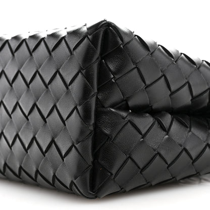 Bottega Veneta Nappa Intrecciato Small Andiamo Shoulder Bag Black 9 of 10