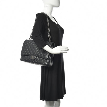 Chanel Caviar Quilted Maxi Double Flap Black 2 of 10