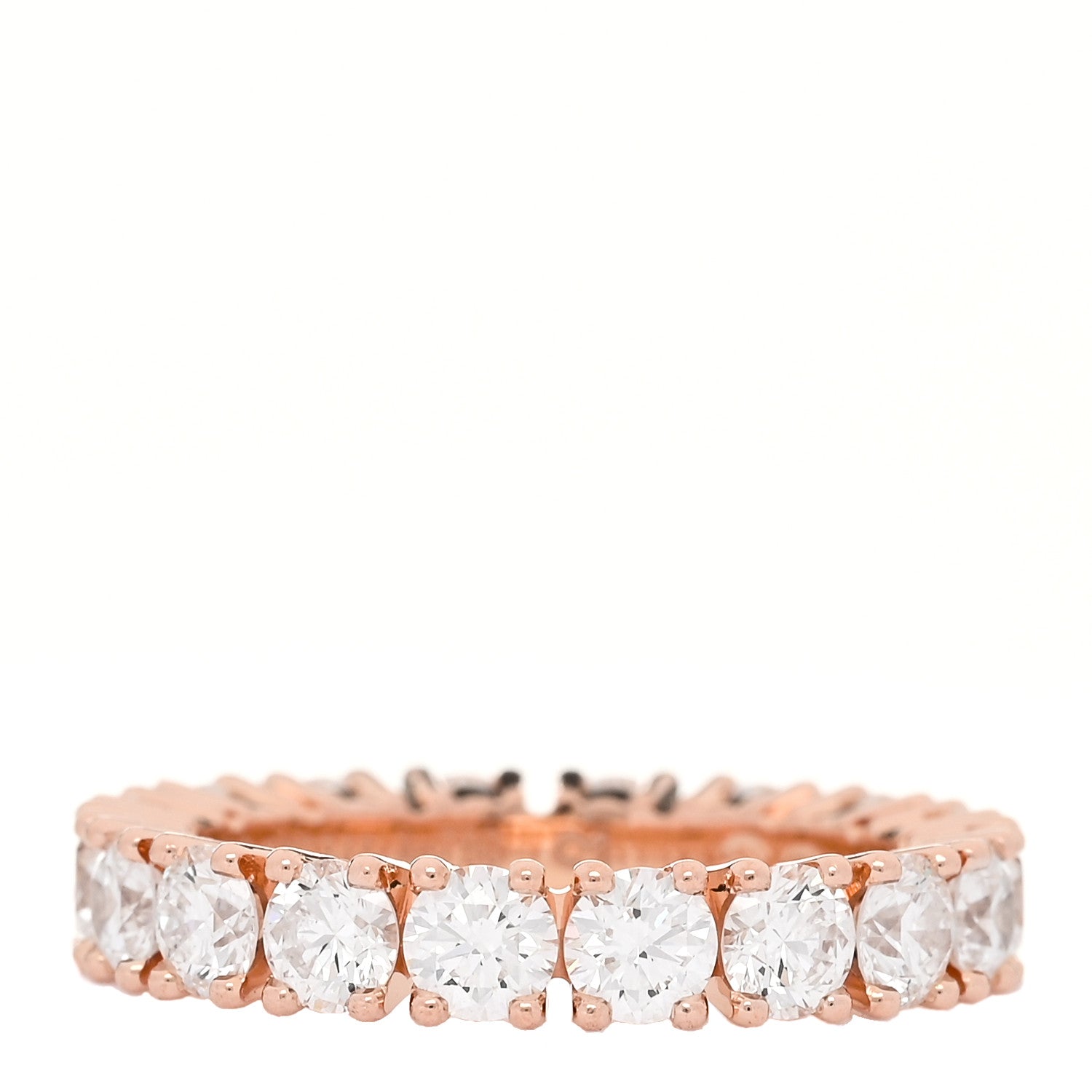 Cartier 18K Pink Gold Diamond 2.88ctw Destinee Wedding Band Ring 52 6 1 of 4