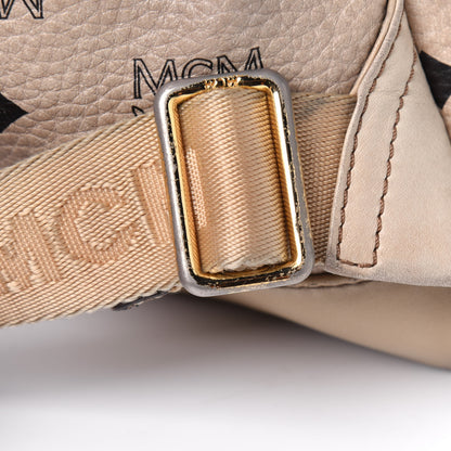 MCM Visetos Medium Sprinkle Stud Stark Backpack Beige 29 of 32