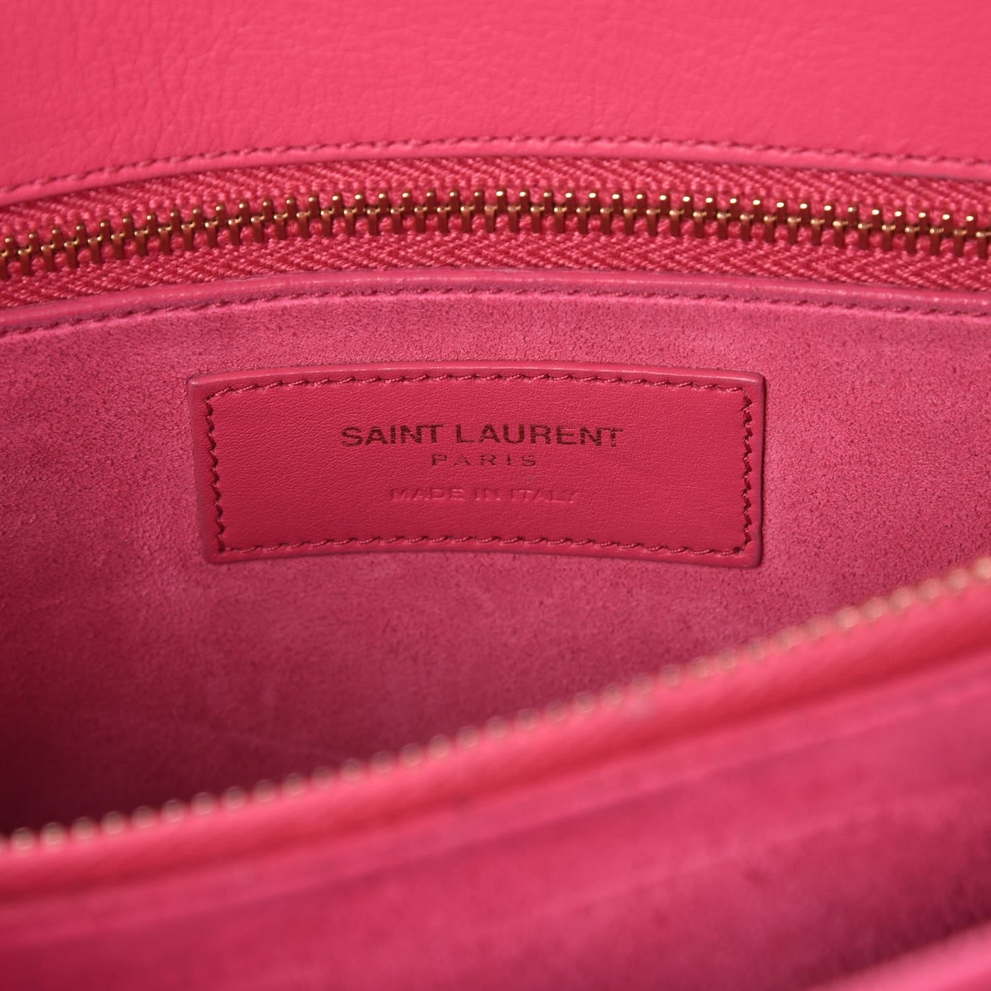 Calfskin Small Sac De Jour Lipstick Fuchsia