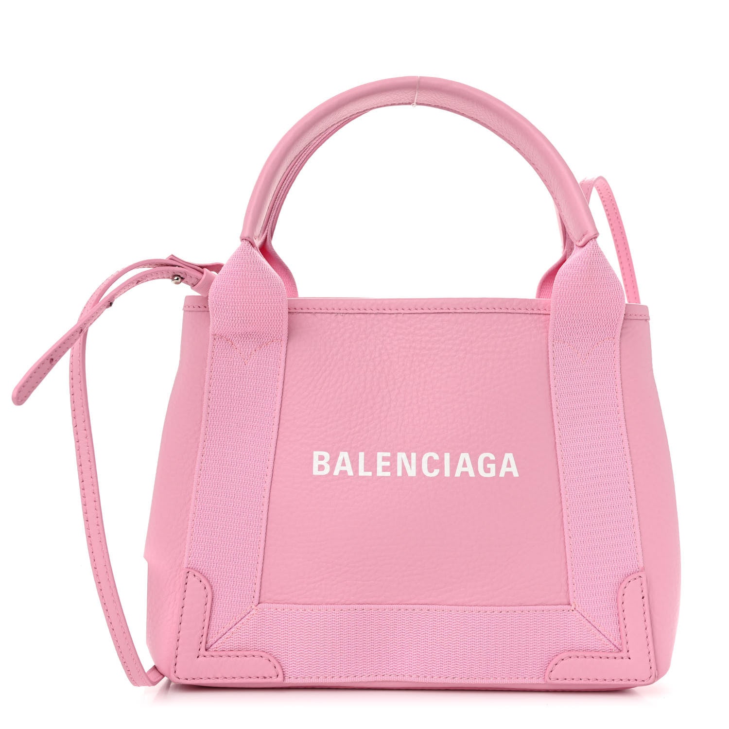 Balenciaga Calfskin Navy Cabas XS Candy Pink White 3 of 10