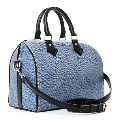 Louis Vuitton Epi Speedy Bandouliere 25 Denim Light 3 of 9