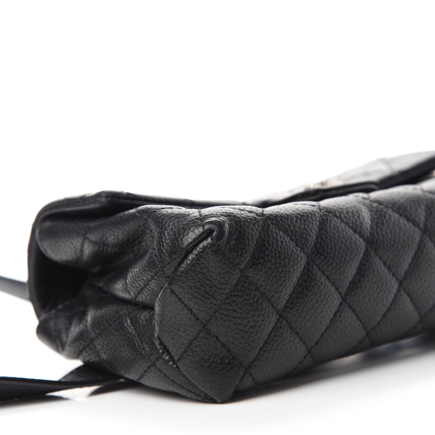 Grained Calfskin Quilted 2.55 Reissue Flap Belt Bag Clutch Black