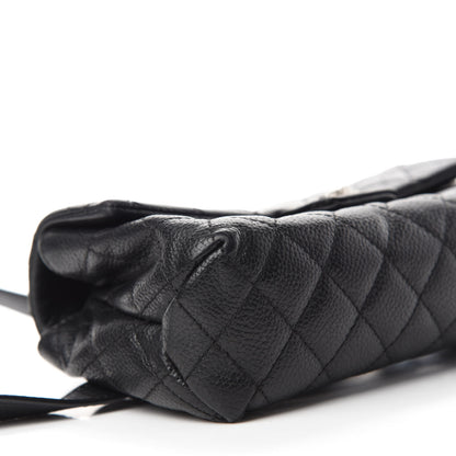 Chanel Grained Calfskin Quilted 2.55 Reissue Flap Belt Bag Clutch Black 6 of 13