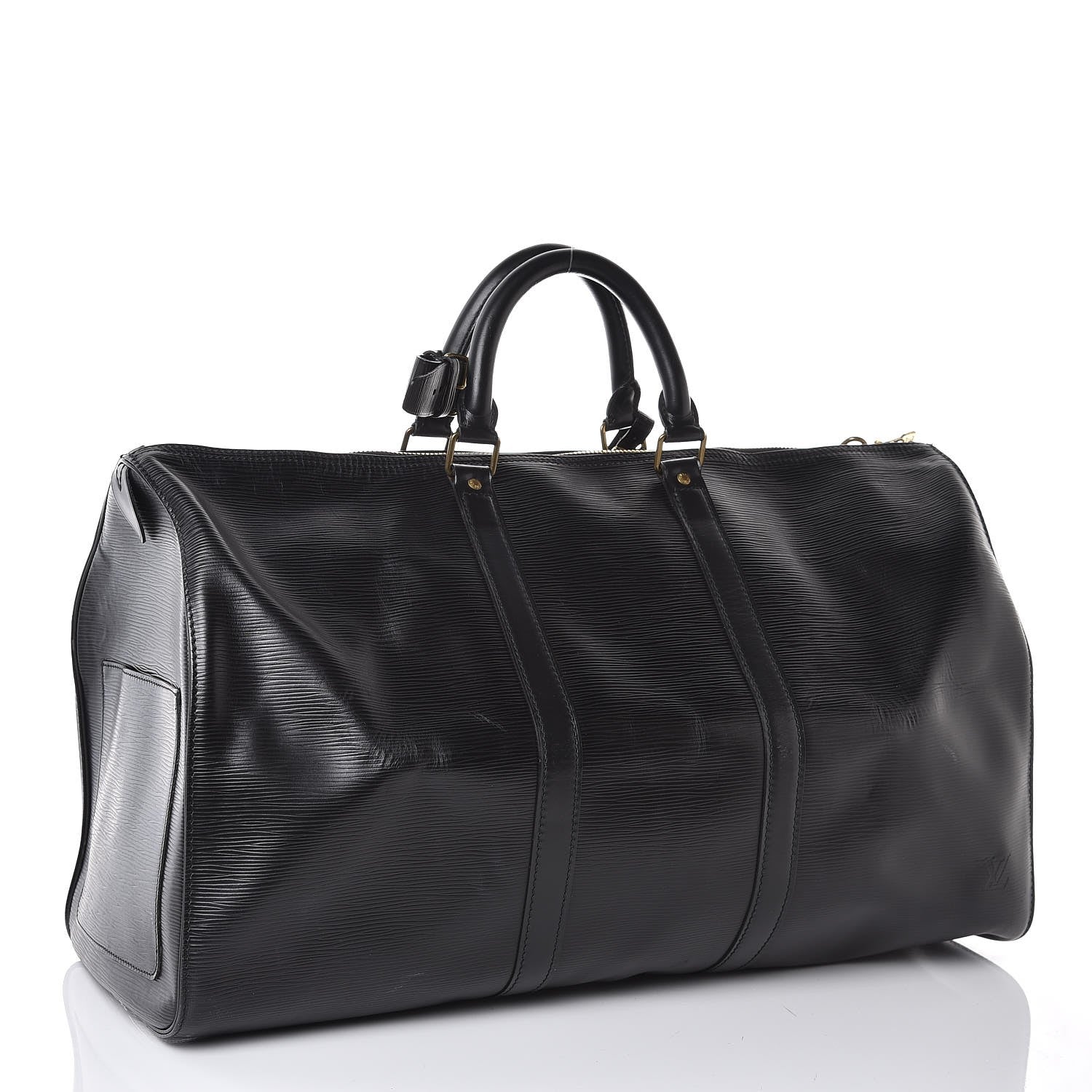Louis Vuitton Epi Keepall 50 Black 2 of 10