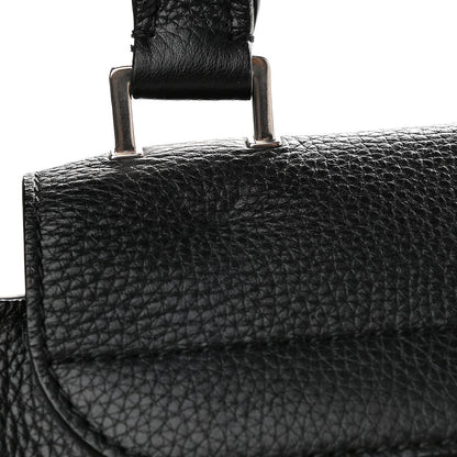 Celine Drummed Calfskin Suede Medium Trapeze Black 10 of 10