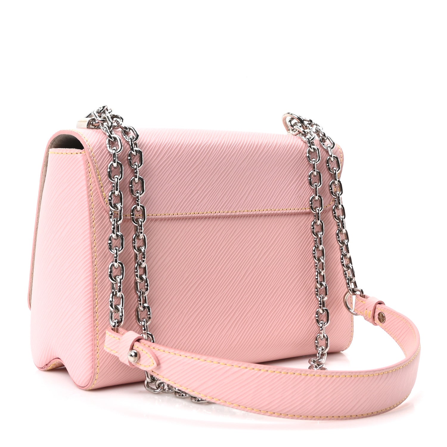 Louis Vuitton Epi Twist Shoulder Bag MM Rose Ballerine 4 of 10