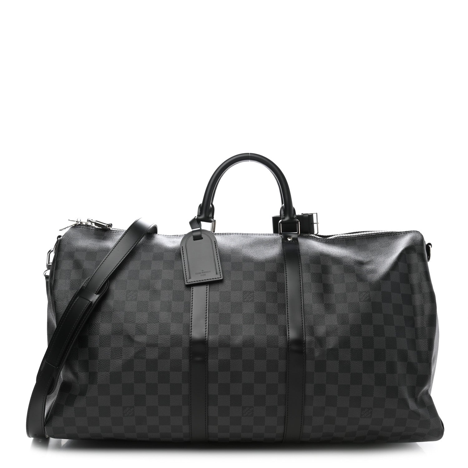 Louis Vuitton Damier Graphite Keepall Bandouliere 55 1 of 12