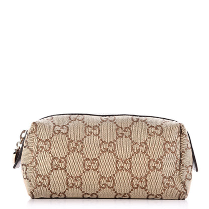 Gucci Monogram Small Cosmetic Case Metallic Bronze 1 of 7