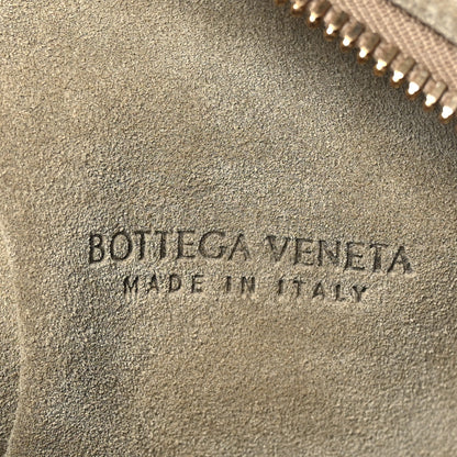 Bottega Veneta Suede Calfskin Intrecciato Teen Jodie Hobo Taupe 6 of 8