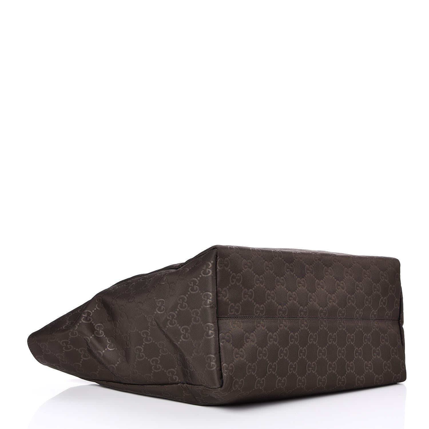 Gucci Nylon Monogram Medium Tote Brown 4 of 7