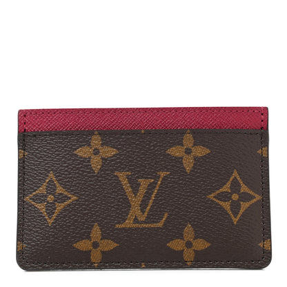 Louis Vuitton Monogram Card Holder Fuchsia 1 of 7