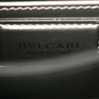 Bulgari Metallic Calfskin Serpenti Forever Top Handle Silver 7 of 12