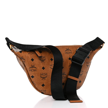 MCM Visetos Medium Fusten Belt Bag Cognac 3 of 9