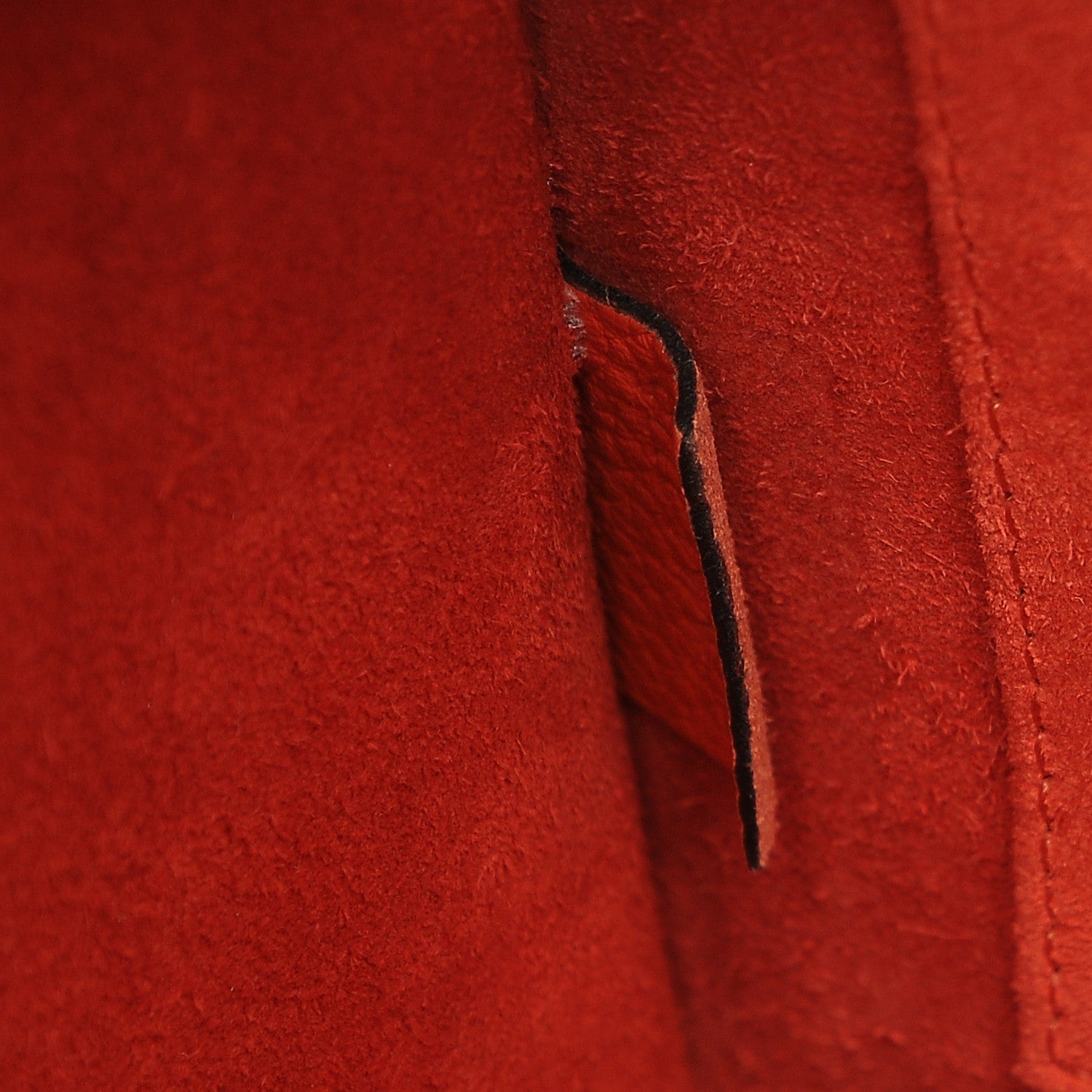 Celine Drummed Calfskin Nano Luggage Vermillion 8 of 10