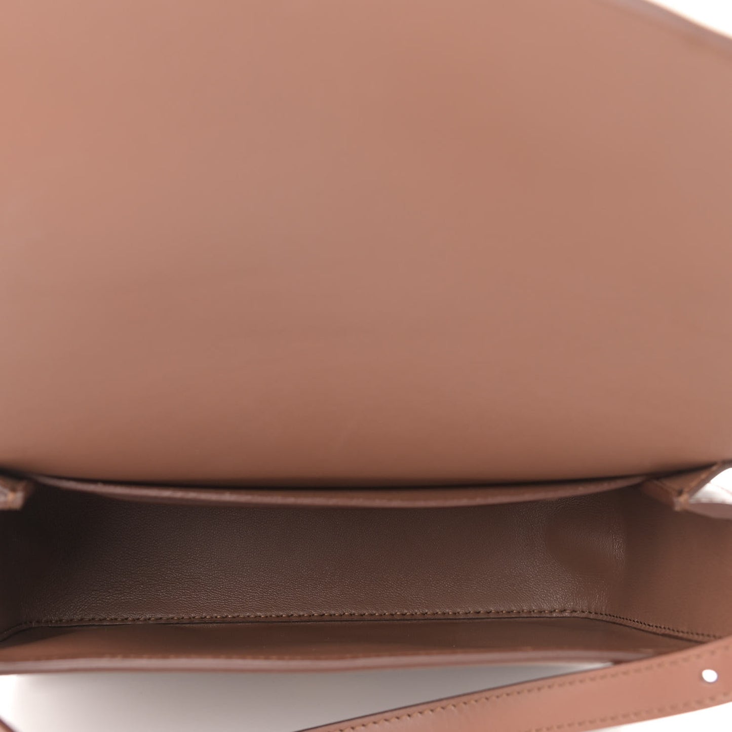 Smooth Calfskin Two Tone Small Grace Bag Malt Brown Black