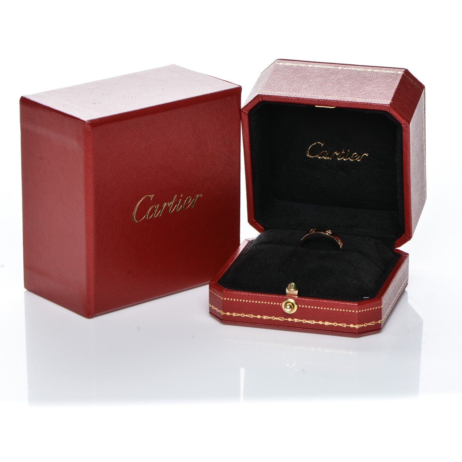 Cartier 18K Pink Gold 4mm LOVE Wedding Band Ring 52 6 6 of 6