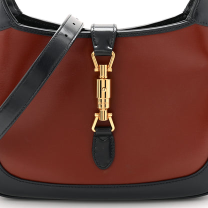 Gucci Boarded Dyana Lux Calfskin Bi-Color Small Jackie 1961 Hobo Mineral Red Blue 8 of 12