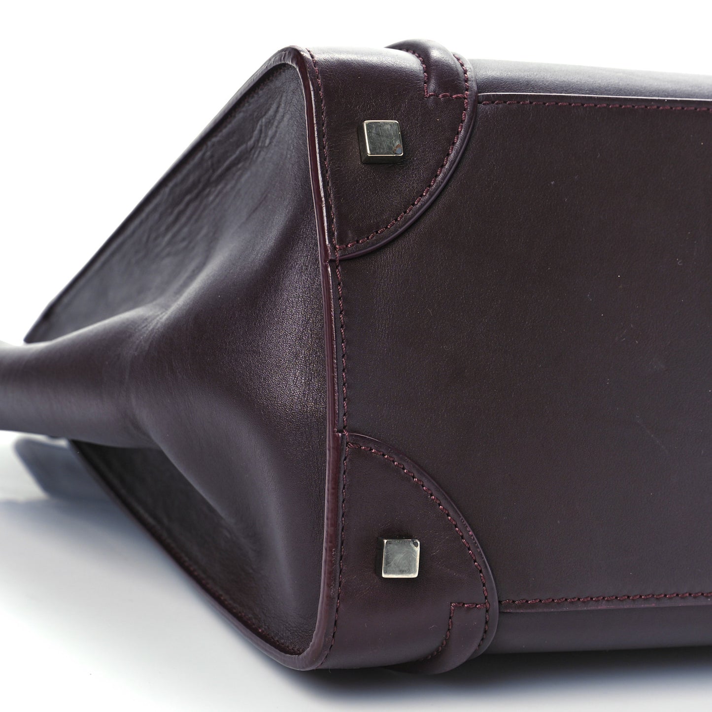Smooth Calfskin Mini Luggage Burgundy