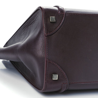 Celine Smooth Calfskin Mini Luggage Burgundy 8 of 9