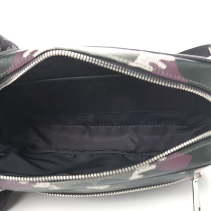 Burberry Coated Canvas Camouflage Print Bum Bag Mangrove Green 4 of 4