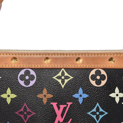 Louis Vuitton Monogram Multicolor Pochette Accessories Black 15 of 17