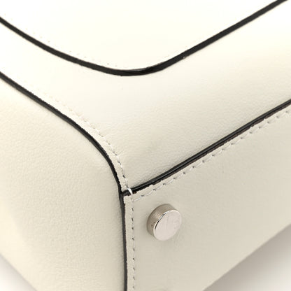 Jimmy Choo Calfskin Crystal Medium Cheri Top Handle Bag Milk 14 of 16