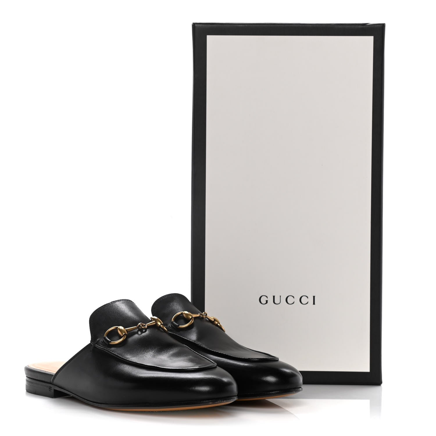 Gucci Calfskin Womens Princetown Slippers 36 Black 15 of 15