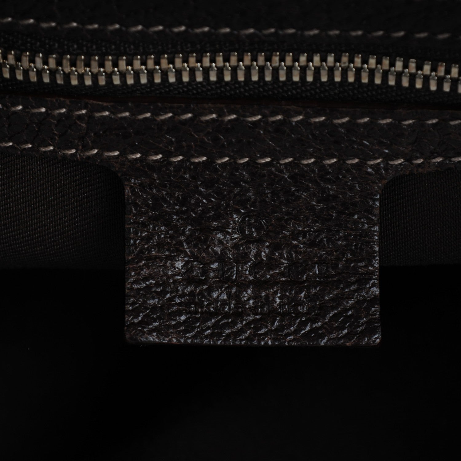 Gucci Monogram Bamboo Horsebit Hobo Dark Brown 6 of 7