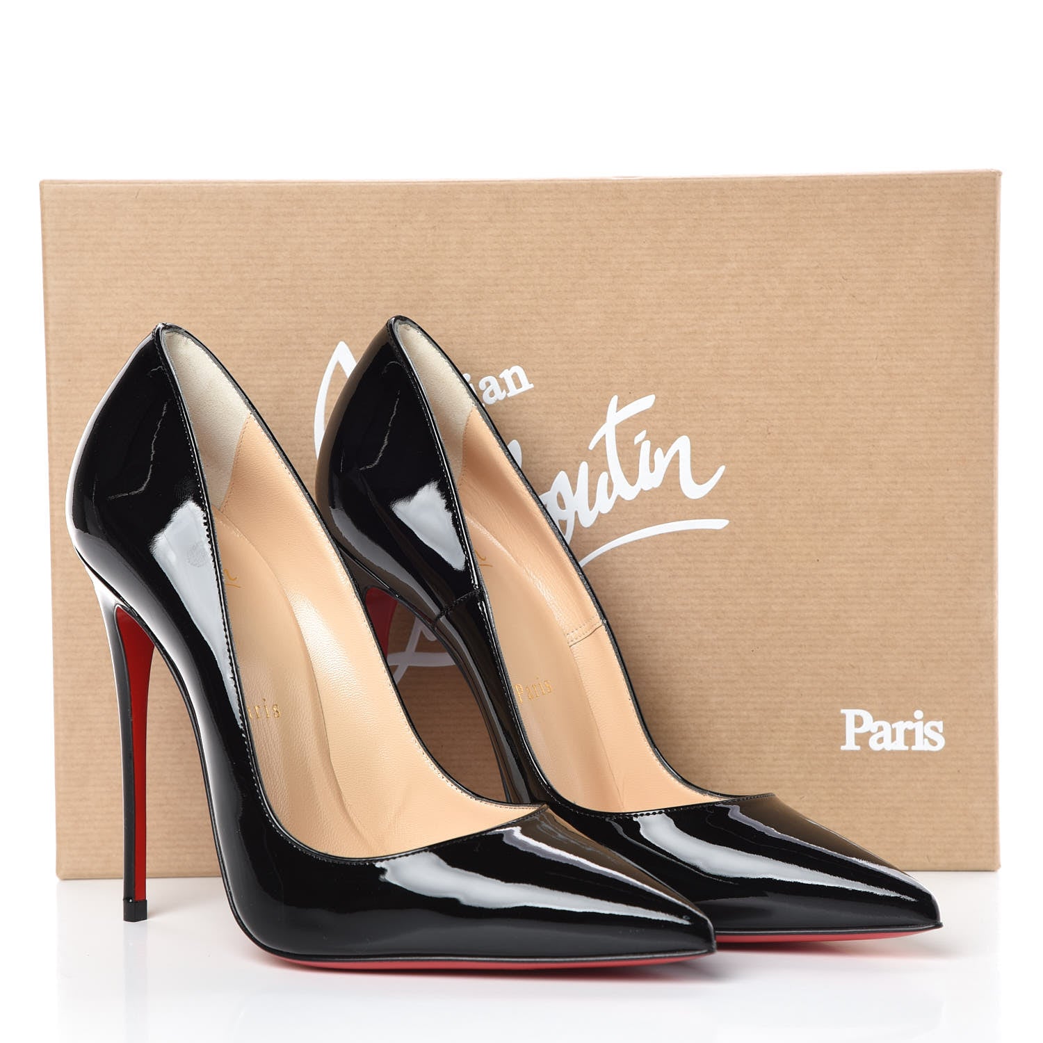 Christian Louboutin Patent So Kate 120 Pumps 37.5 Black 8 of 8