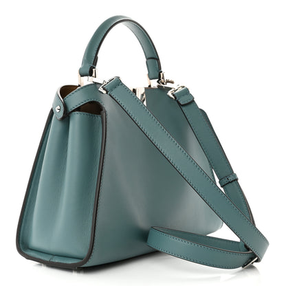 Fendi Vitello Tahiti Burro Bi-Color Medium Peekaboo Iconic Essentially Satchel Pound Sand Nuvola 3 of 11