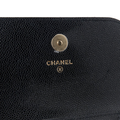 Chanel Caviar Quilted Business Affinity Clutch With Chain Black 7 of 12