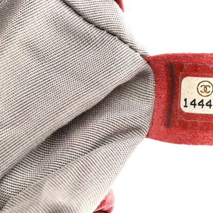 Chanel Lambskin Half Moon Wallet On Chain WOC Red 8 of 11