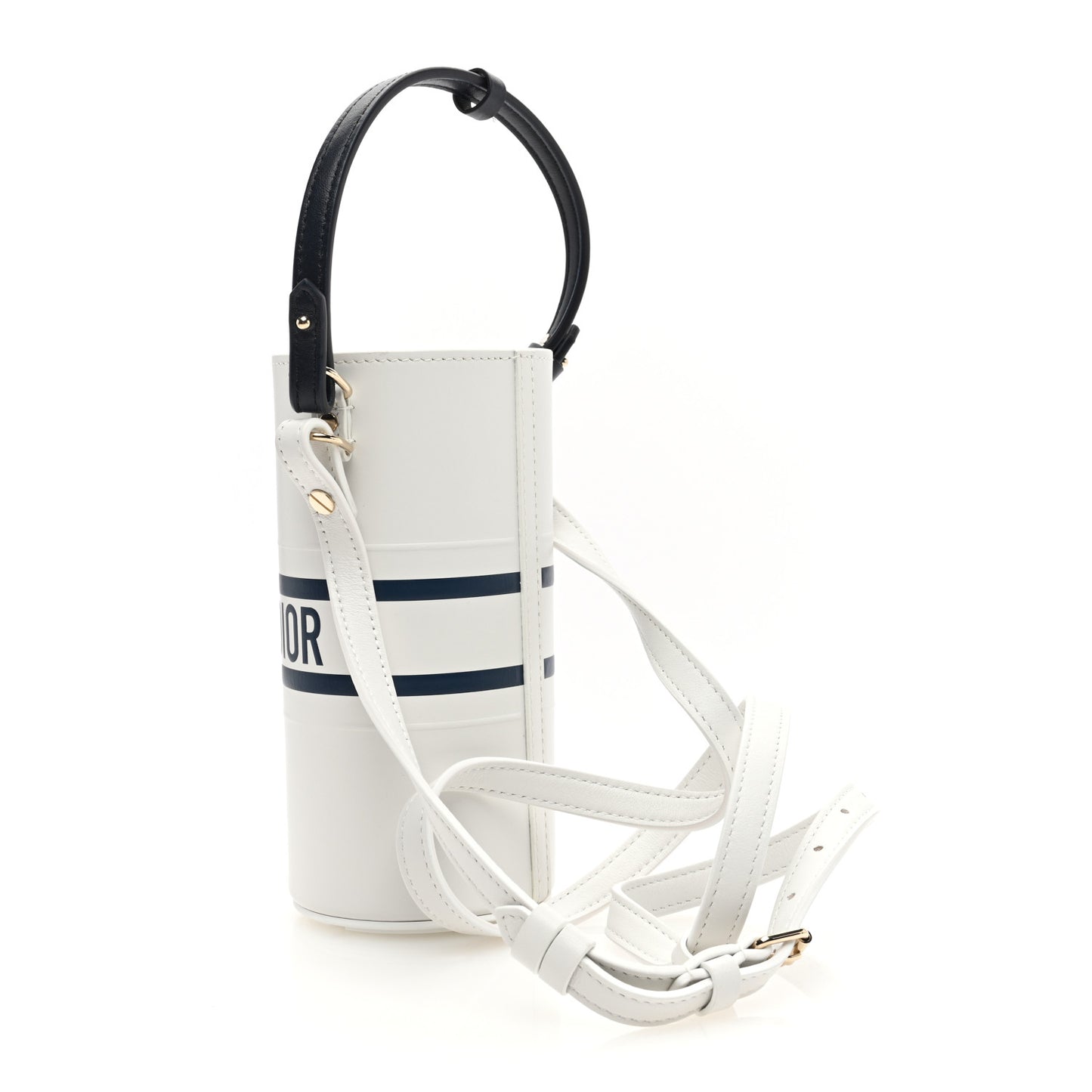 Calfskin Dior Vibe Bottle Holder White Blue