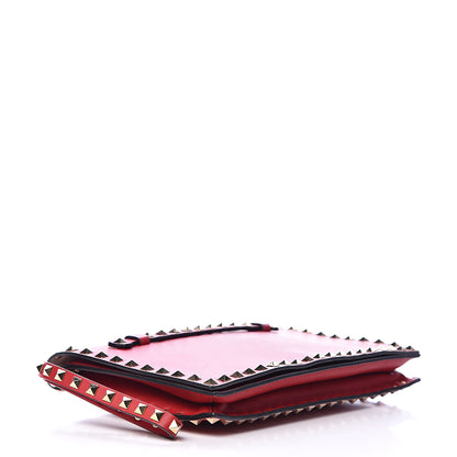 Valentino Garavani Nappa Rockstud Wristlet Clutch Rosso Valentino 4 of 8